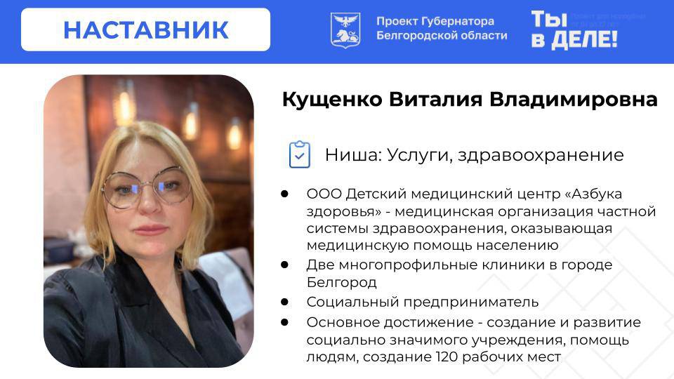 Ниша: Услуги, здравоохранение