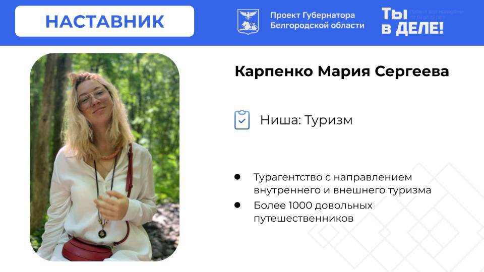 Ниша: Туризм