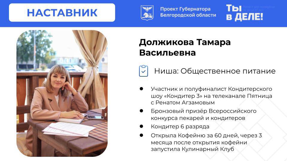 Ниша: Общественное питание
